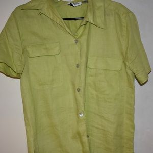 Light Green Collared Shirt